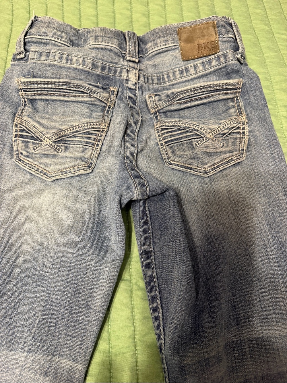BKE Light Blue Washed Denim Jeans